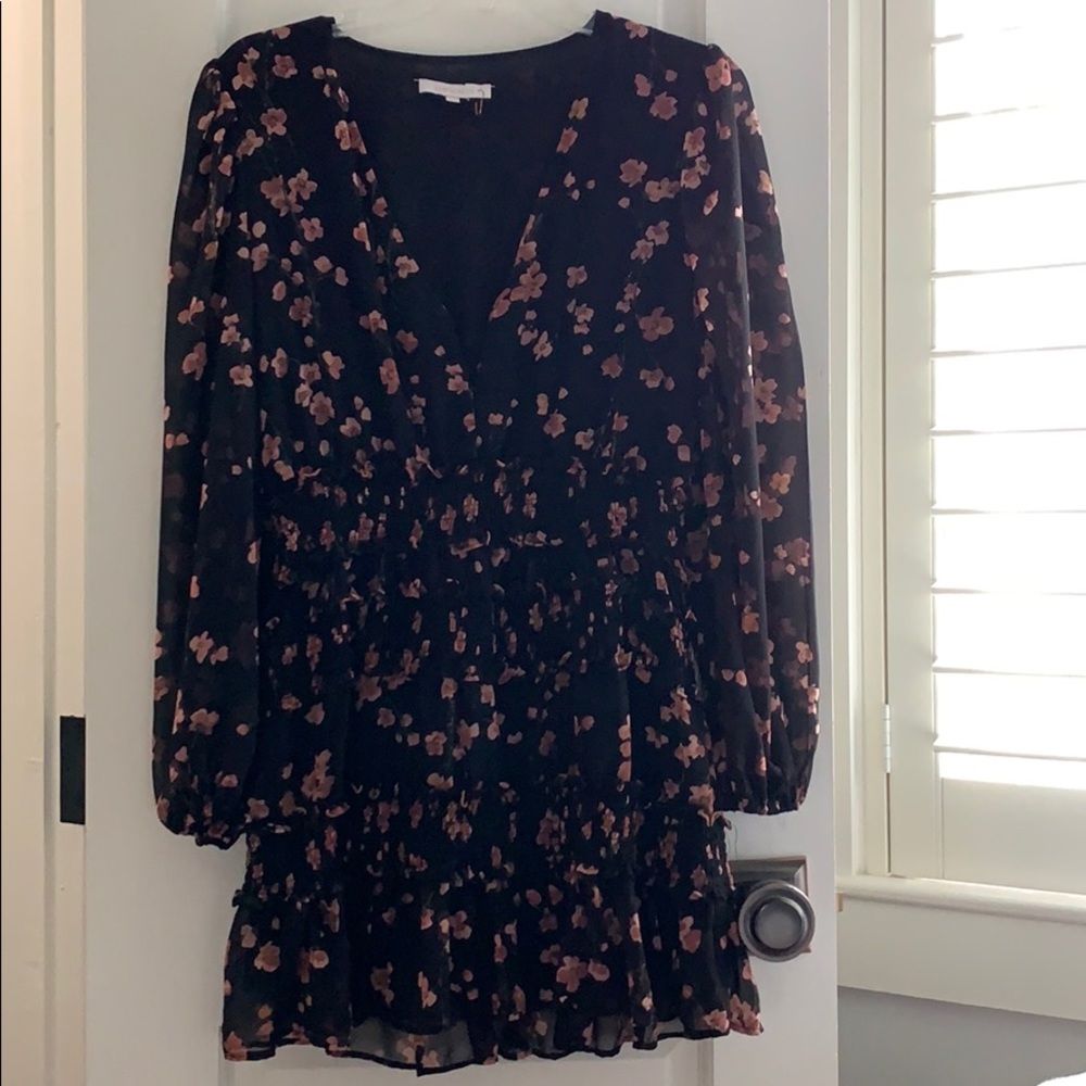 Floral long sleeve dress